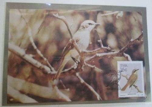 SWA - 1988 Birds of SWA 4 cards 16c, 30c, 40c, 50c