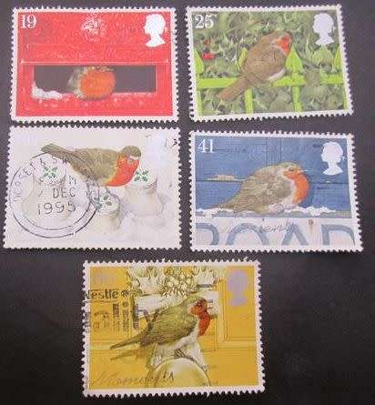 Great Britain 1995 Christmas Stamps complete set used