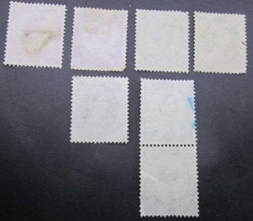 Great Britain 1952 -1954 Queen Elizabeth II partial set used