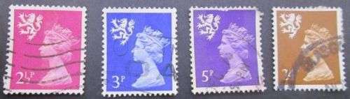 Great Britain 1971 Queen Elizabeth II - New Definitive Issue complete set used