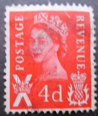Scotland 1969 Queen Elizabeth II - New Color 4d used