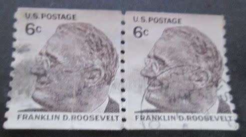 United States Postage 966 Franklin D Roosevelt 6 cents Coil stamp