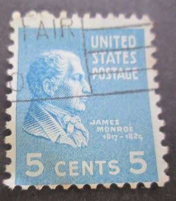 United States Postage 1938 -1939 Presidential issue 5c used