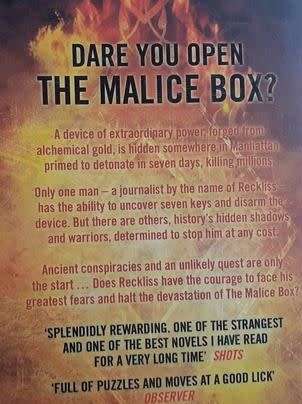 The Malice Box - Martin Langfield - Softcover - 537 pages