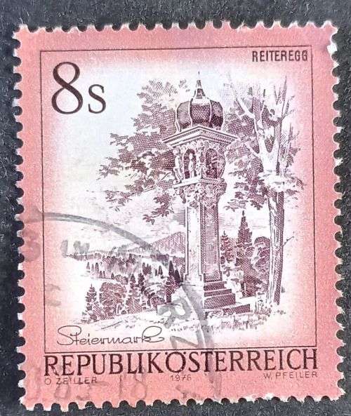 Austria - 1976 Austrian Landscapes 8S used (2)