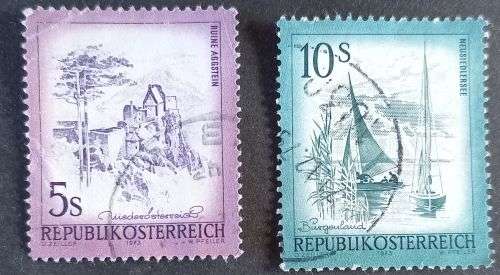 Austria - 1973 Austrian Landscapes First set (Partial) used