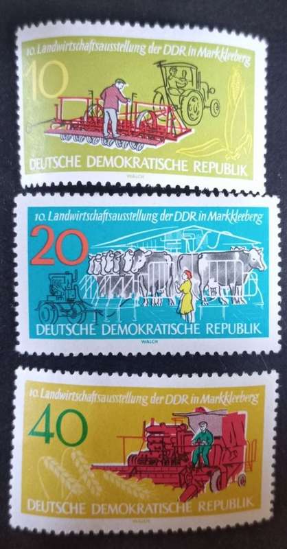 Germany DDR 1962   Agriculture Exhibition in Markkleeberg Umm