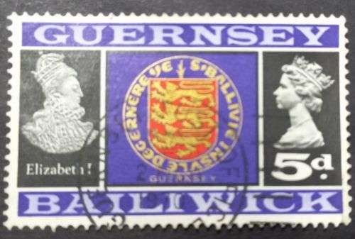 Guernsey 1969 - 1970   Daily Stamps 5P used