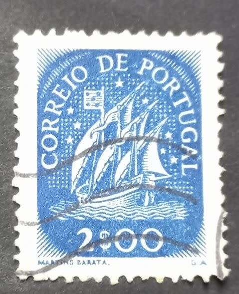 Portugal 1948-1949 Complementing value 2Esc used