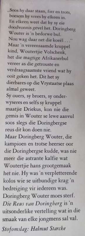 Die Reus van Doringberg - H.J. Vermaas - Hardcover