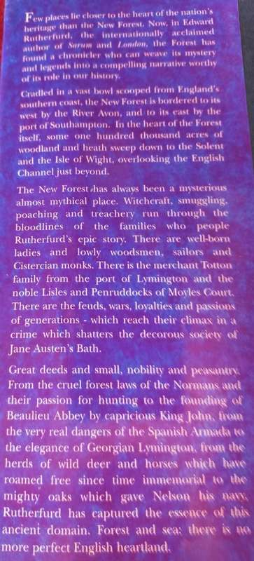 The Forest - Edward Rutherford - Hardcover - 601 pages