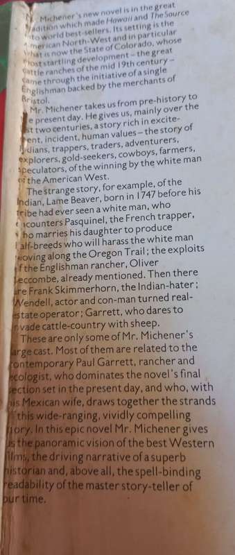 Centennial - James A. Michener - Hardcover