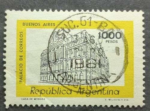 Argentina 1981 Buildings 1000P used