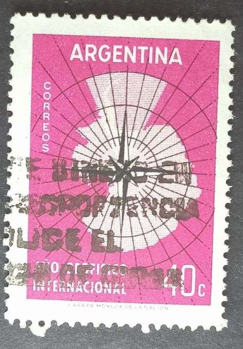 Argentina 1958 International Geophysical Year 40C used