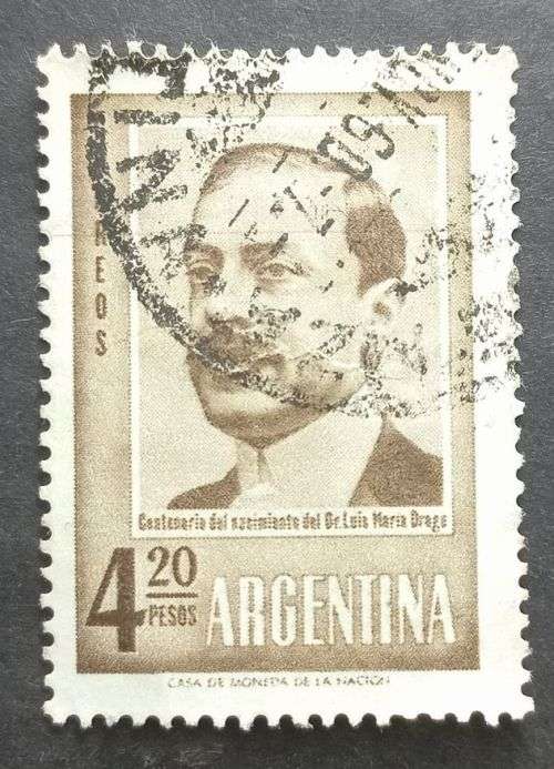 Argentina 1960 The 100th Anniversary of the Birth of Drago