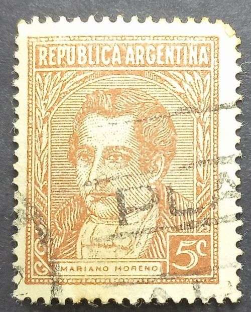 Argentina    1935 Definitive Issues, Personalities 5C used