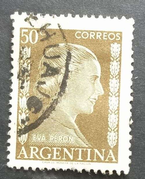 Argentina 1952 Eva Peron 50C used