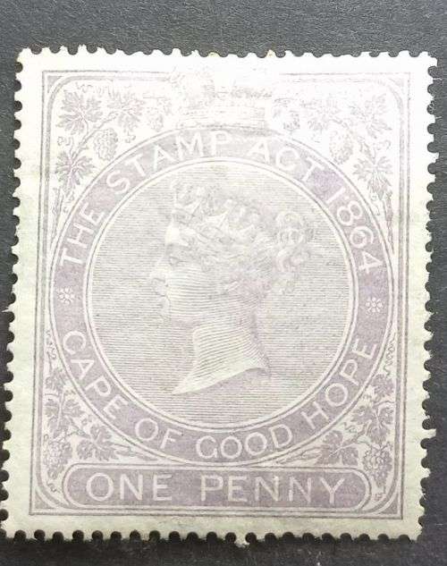 Cape of Good Hope 1d  :Revenue Stamp Act 1864 unused