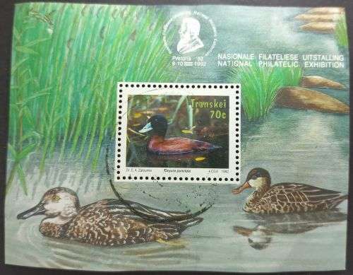 Transkei 1992 Waterbirds Miniature Sheet
