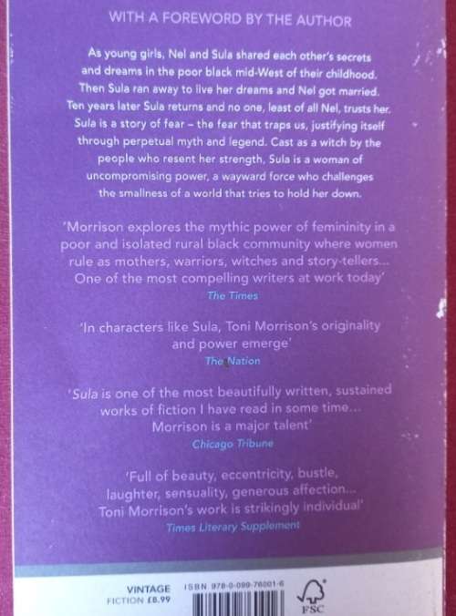 Sula - Toni Morrison - Softcover - 174 pages