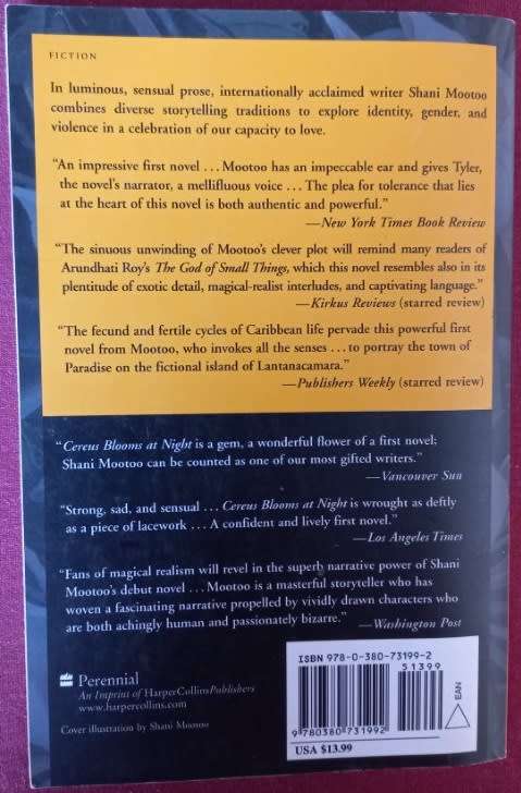 Cereus Blooms at Night - Shani Mootoo - Softcover - 149 pages