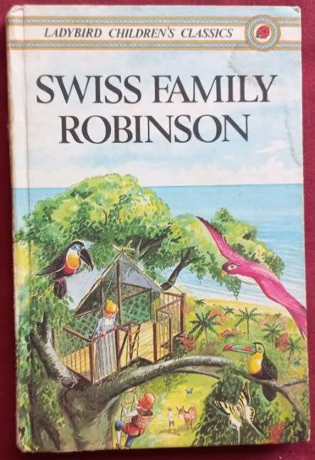 Swiss Family Robinson - Johan Wyss and Harry Stanton - Hardcover - 51 Pages - A Ladybird book