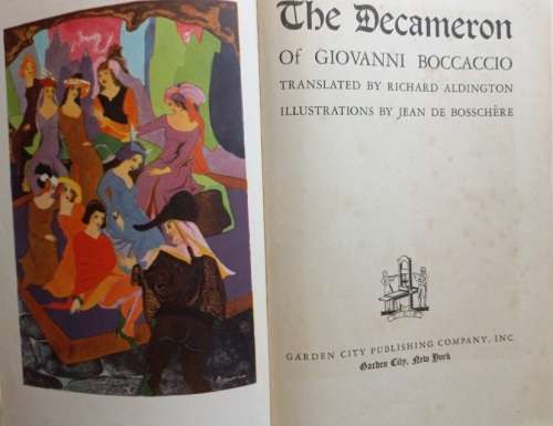 The Decameron of Giovanni Boccaccio - Richard Aldington - Hardcover - 576 Pages