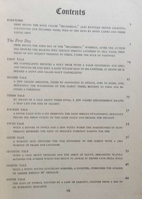 The Decameron of Giovanni Boccaccio - Richard Aldington - Hardcover - 576 Pages