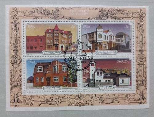 Stamp SWA set 1981 complete used mounted on stocksheet