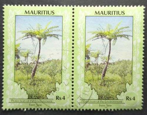 Mauritius 1989 Environmental Protection 3R Pair used