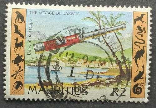Mauritius 1982 The 100th Anniversary of the Death of Charles Darwin and the 150th Annivery 2R used