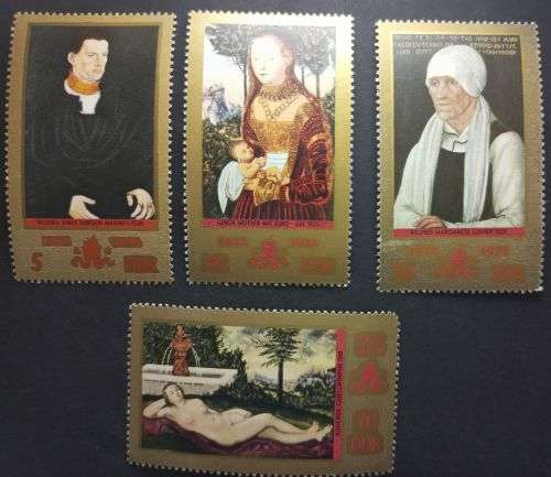 DDR 1972 Paintings complete set MNH
