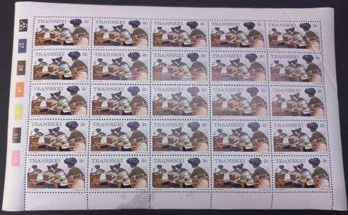 Transkei 1976 -1980 Local Motifs 2c Full sheet MNH
