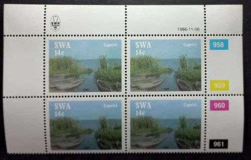 1986 - SWA - 14c - Caprivi Strip - Control Block MNH