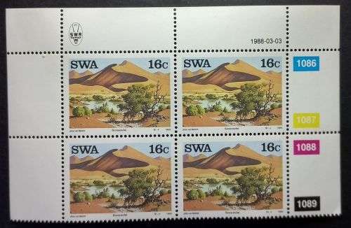 SWA - 1988 Sights- Set of Control Blocks MNH