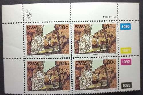 SWA - 1988 Sights- Set of Control Blocks MNH