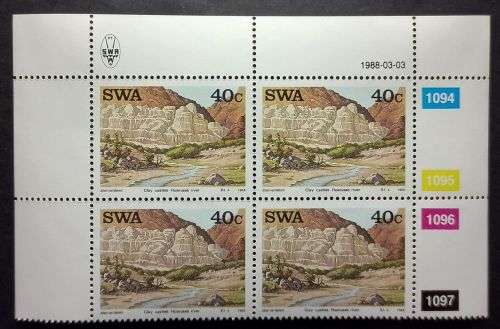 SWA - 1988 Sights- Set of Control Blocks MNH
