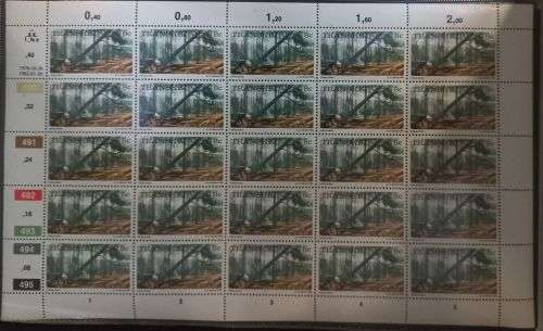 Transkei 1976 -1980 Local Motifs 8c Full sheet MNH
