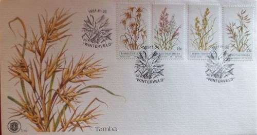 Bophuthatswana FDC 1981 1.19 Indigenous Grasses of Bophuthatswana