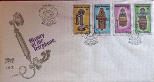 Bophuthatswana FDC 1983  1.26 The History of the Telephone