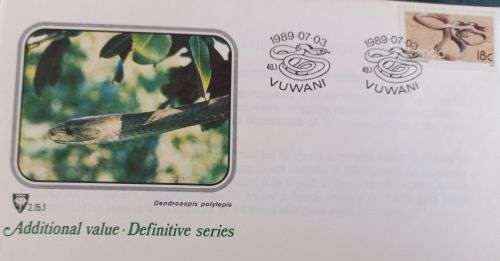 Venda 1989 FDC 2.15.1 Additional Stamp Value to Definitive Series