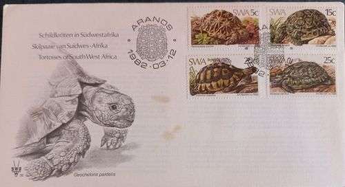 SWA 1982 FDC 36 Tortoises