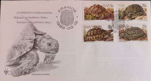 SWA 1982 FDC 36 Tortoises