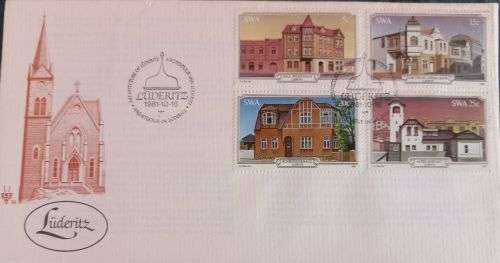 SWA 1981 FDC 34 Architecture of Luderitz
