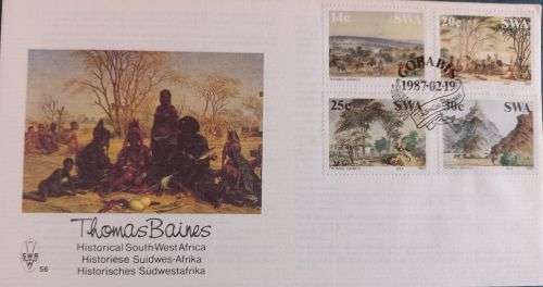 SWA 1987 FDC 56 Historical SWA