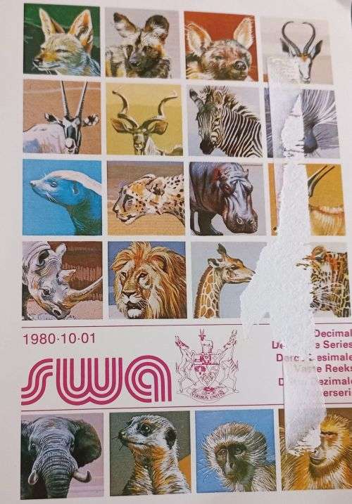 SWA 1980 Third Definitive Series First day sheet