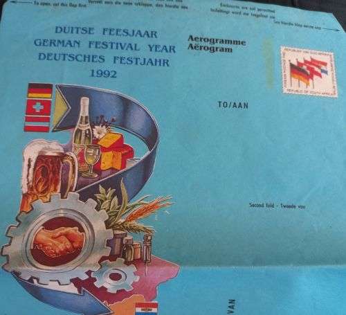 Aerogramme from South Africa 1992 unused