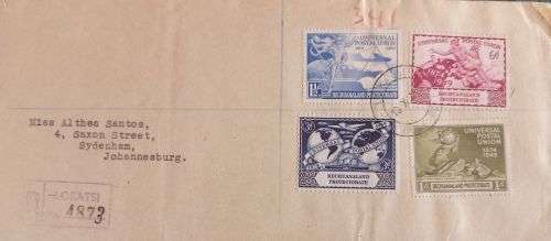 Bechuanaland Protectorate 1949 FDC Universal Postal Union