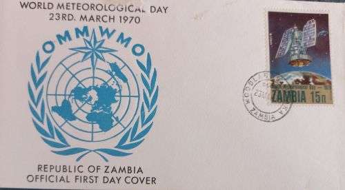 ZAMBIA 1970 World Meteorological Day FDC