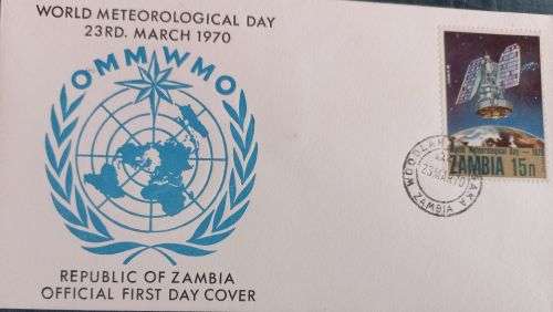 ZAMBIA 1970 World Meteorological Day FDC